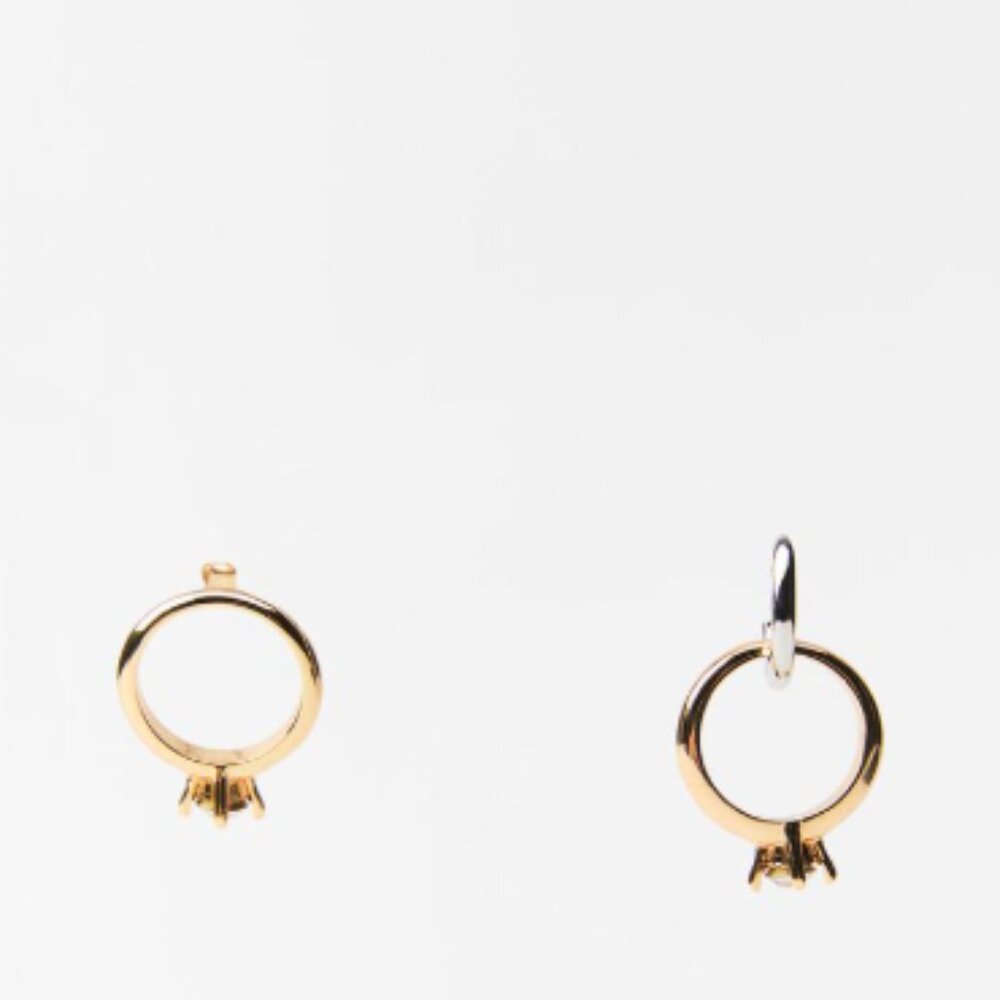 ZARA JEWEL WEDDING BAND EARRINGS